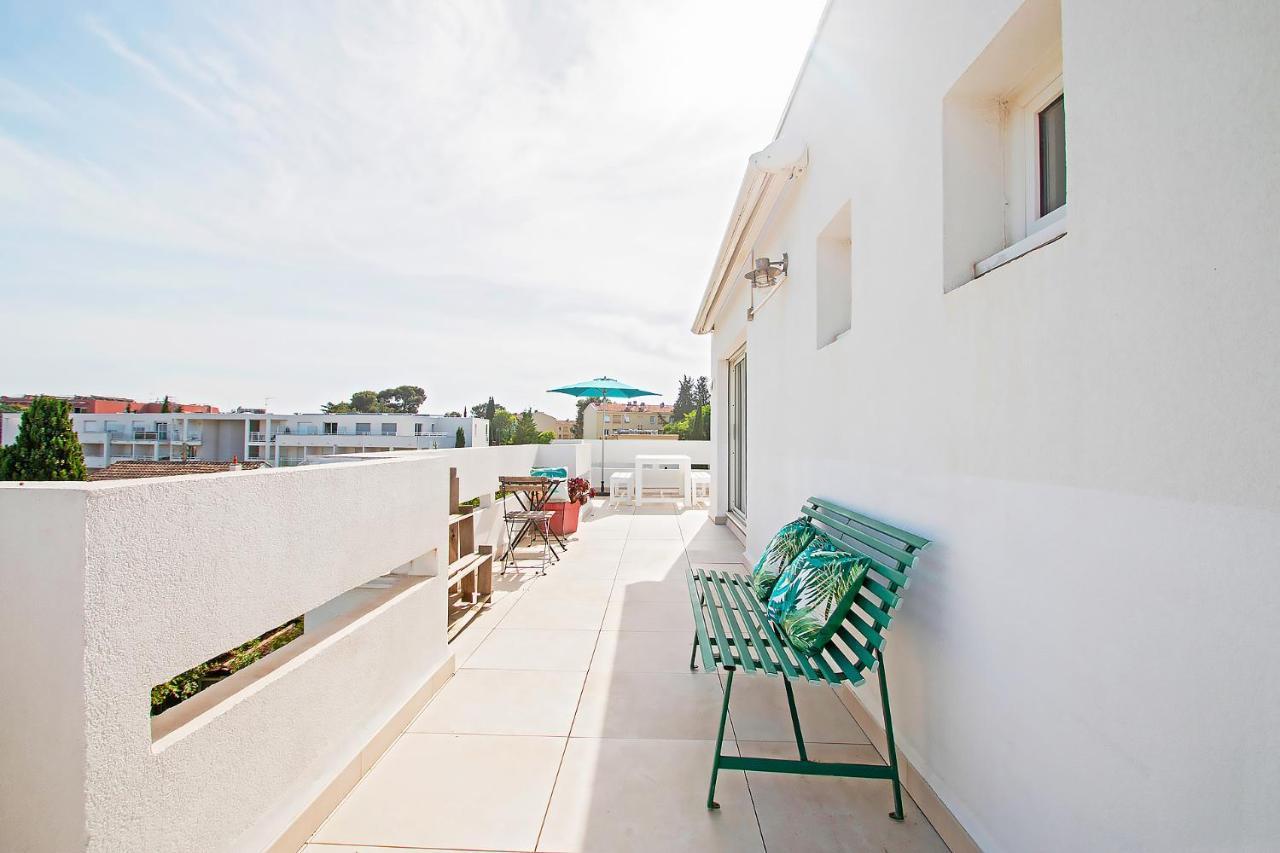 Апартаменты Duplex Toit Terrasse Vue Panoramique Монпелье Экстерьер фото