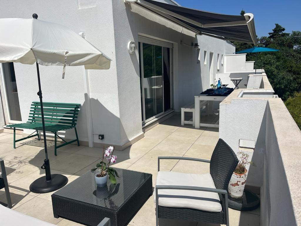 Апартаменты Duplex Toit Terrasse Vue Panoramique Монпелье Экстерьер фото
