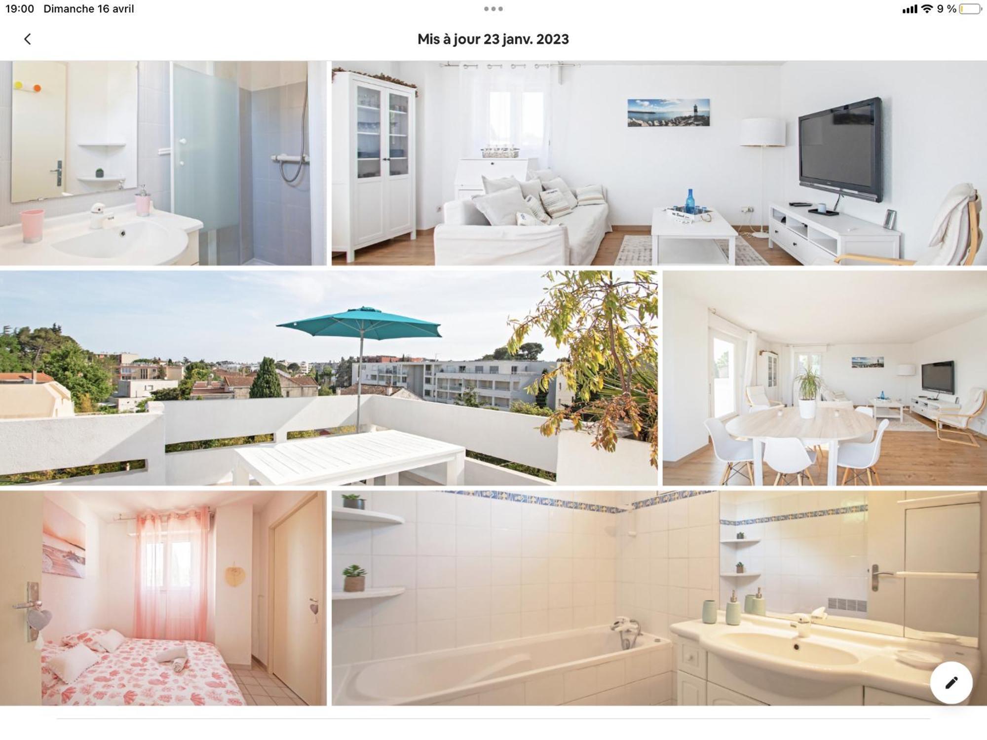 Апартаменты Duplex Toit Terrasse Vue Panoramique Монпелье Экстерьер фото